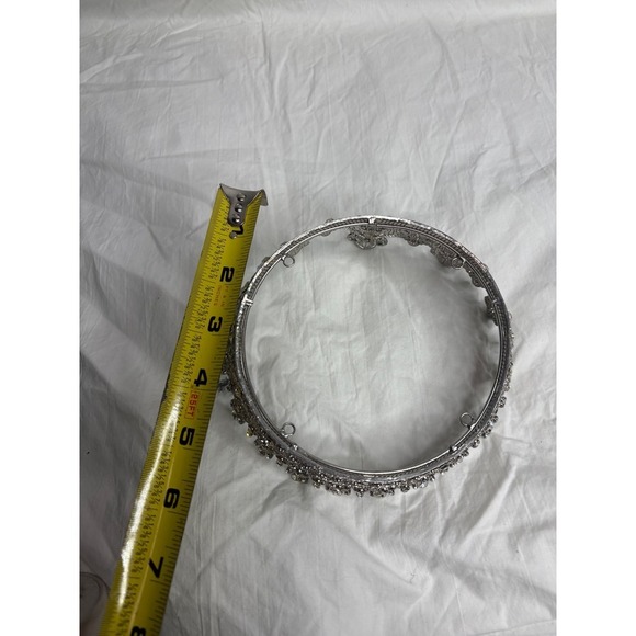 Sparkling Crystal Rhinestone Tiara Crown Silver Tone Bridal Wedding Pageant Prom main image 7